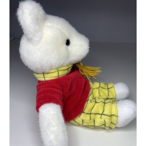 Vintage Rupert the Bear Plush Ganz Bros Heritage Collection 11” White Teddy READ - Picture 2 of 13